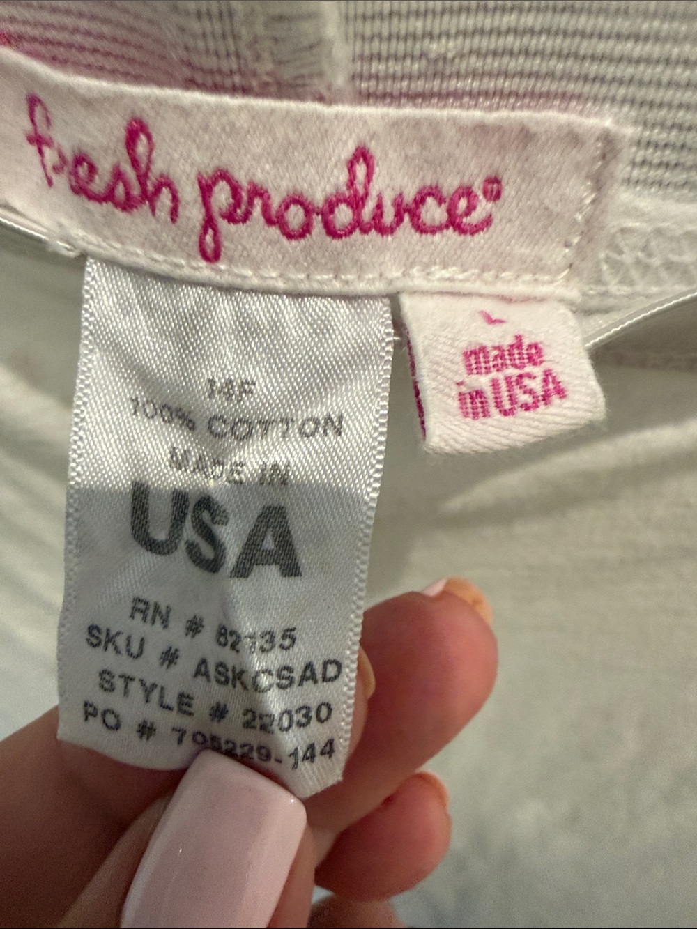Fresh Produce NWT White Cotton Pull-On Maxi Skirt Women's Size Large - Picture 2 of 3